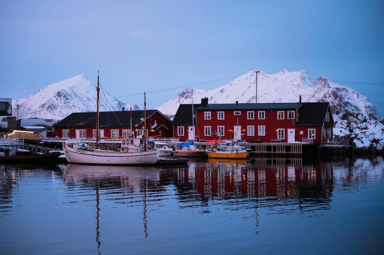 Solsiden Brygge Rorbuer Hotel Ballstad Eksteriør billede