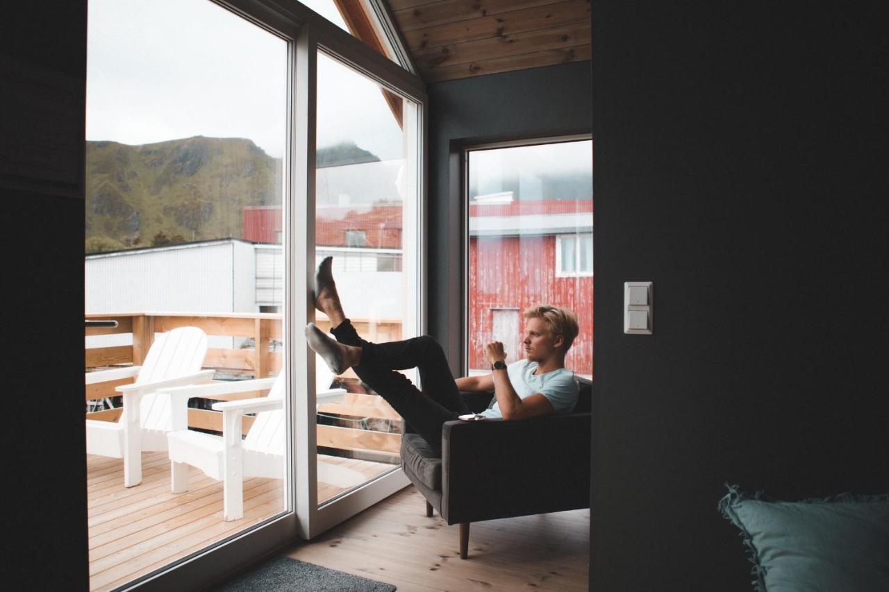 Solsiden Brygge Rorbuer Hotel Ballstad Eksteriør billede