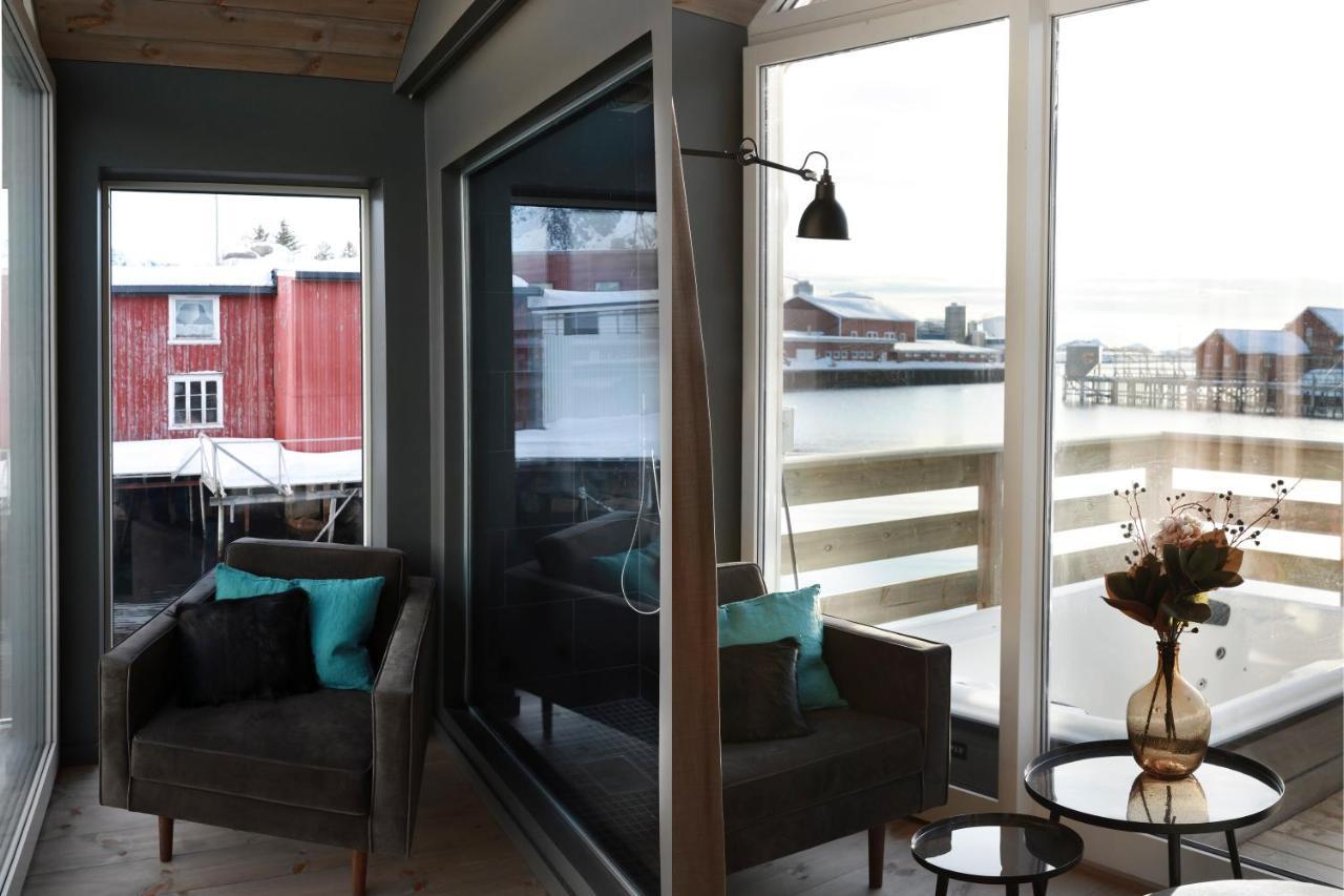 Solsiden Brygge Rorbuer Hotel Ballstad Eksteriør billede