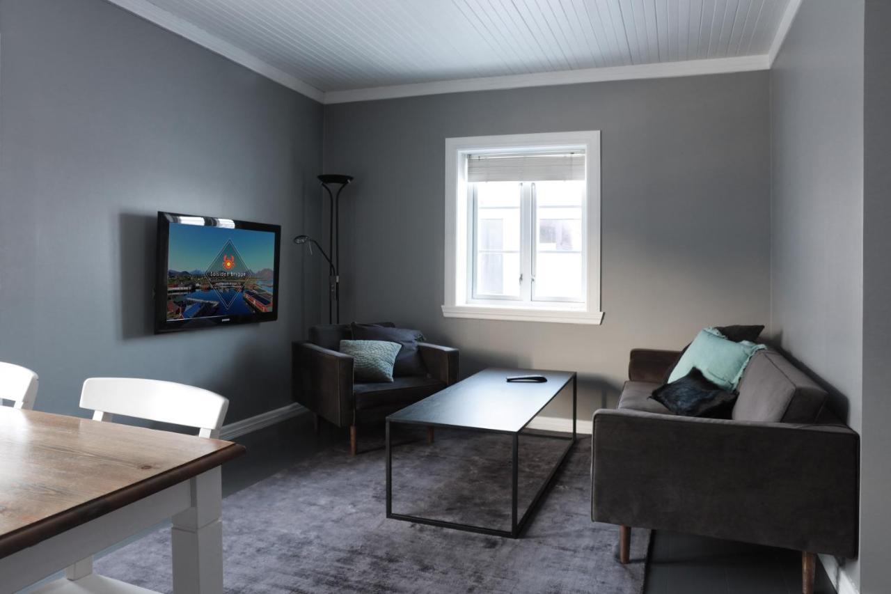 Solsiden Brygge Rorbuer Hotel Ballstad Eksteriør billede